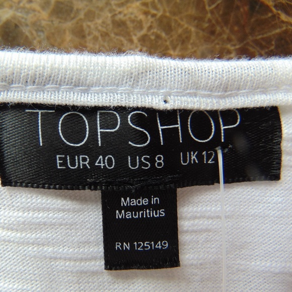 Topshop Eyelet White Romper NWT - Picture 4 of 6